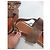 Sandali Tory Burch in camoscio marrone con logo dorato - vista 3