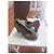 Scarpe con tacco Gucci in camoscio marrone con borchie - vista 10