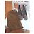 Scarpe con tacco Gucci in camoscio marrone con borchie - vista 12