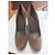 Scarpe con tacco Gucci in camoscio marrone con borchie - vista 3