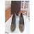 Scarpe con tacco Gucci in camoscio marrone con borchie - vista 4