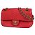 Chanel Schultertasche aus rotem Leder