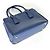 Borsa Prada Galleria Small in blu - vista 2