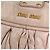 Borsa a mano Miu Miu in pelle rosa - vista 4