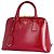 Bolso de mano Prada de cuero rojo