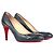 Christian Louboutin LOUBOUTIN - Plum Pumps aus schwarzem Python (T40,5)