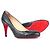 Christian Louboutin LOUBOUTIN - Plum Pumps aus schwarzem Python (T40,5) - Ansicht 2