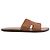 HERMÈS - Sandali Hermès Izmir in pelle liscia marrone (T43) - vista 2