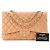 CHANEL - Borsa a tracolla Classic/Timeless Jumbo Chanel in pelle liscia beige - vista 12