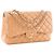 CHANEL - Borsa a tracolla Classic/Timeless Jumbo Chanel in pelle liscia beige - vista 2