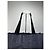 Tote bag in tessuto Vintage Issey Miyake Reality Lab Blu scuro Viola - vista 4