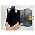 Vintage Givenchy strukturierte Lederhandtasche mit oberem Griff Späte 1970s Black - Ansicht 3
