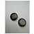 Orecchini a clip Vintage Givenchy Logo 4G Fine anni '70 Silver Black - vista 5