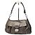 Vintage Marni Metallic Leather Flap Shoulder Bag Silver