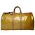 Vintage Louis Vuitton Monogram Monogram Vernis Keepall Bandoulière 55 c. 1998 Yellow