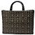 Vintage Givenchy 4G gewebte Canvas Handtasche Ende der 1990er Black Beige