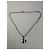 Collana con pendente Givenchy vintage fine anni 1970s Silver Black - vista 2
