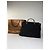 Borsa strutturata Vintage Loewe con manico, primi anni 2000, Nero - vista 12