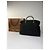 Borsa strutturata Vintage Loewe con manico, primi anni 2000, Nero - vista 13