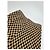 Vintage Fendi Karomuster Strickrock Beige Black L - Ansicht 5