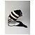 Cappello in maglia vintage Vivienne Westwood con paraorecchie Navy Cream - vista 10