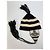 Cappello in maglia vintage Vivienne Westwood con paraorecchie Navy Cream - vista 3