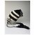 Cappello in maglia vintage Vivienne Westwood con paraorecchie Navy Cream - vista 9