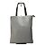 Vintage Issey Miyake Strukturierte Gummierte Tote Hellgrau Schwarz