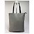 Vintage Issey Miyake Strukturierte Gummierte Tote Hellgrau Schwarz - Ansicht 13