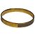 Bangles Vintage Chloé con Intarsio in Smalto Gold Taupe