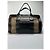 Vintage Chloé Strukturierte Handtasche Schwarz Beige - Ansicht 14