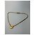 Collana Vintage Givenchy Logo GG Geometrico Fine anni 1970s Gold - vista 5