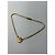 Collana Vintage Givenchy Logo GG Geometrico Fine anni 1970s Gold - vista 7