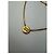 Collana Vintage Givenchy Logo GG Geometrico Fine anni 1970s Gold - vista 9