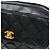 Borsa a tracolla Chanel in pelle nera - vista 6