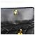 Borsa a tracolla Chanel in pelle nera - vista 7