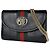 Borsa a tracolla Gucci in pelle nera