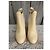 Acne Studios Botines Star de cuero beige con tacón - vista 4
