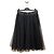 Autre Marque Falda midi plisada negra Christian Dior Sz.38 de segunda mano
