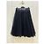 Autre Marque Falda midi plisada negra Christian Dior Sz.38 de segunda mano - vista 3