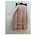Falda plisada de seda Christian Dior Blush Pink Sz.40 de segunda mano - vista 3