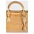 Borsa a mano Prada in pelle beige con stampa animalier usata - vista 5