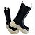 Bottega Veneta Tire Boots Schwarz Leder