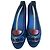 Louis Vuitton Bailarinas de Gamuza Azul