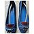 Louis Vuitton Bailarinas de Gamuza Azul - vista 12