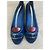 Louis Vuitton Bailarinas de Gamuza Azul - vista 6