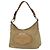 Borsa a tracolla Prada in nylon e pelle beige