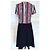 Autre Marque Bréal Vestido a Rayas Seventies - vista 14
