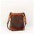 Céline Borsa Secchiello Celine Monogram in Pelle Marrone - vista 3