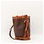 Céline Borsa Secchiello Celine Monogram in Pelle Marrone - vista 4